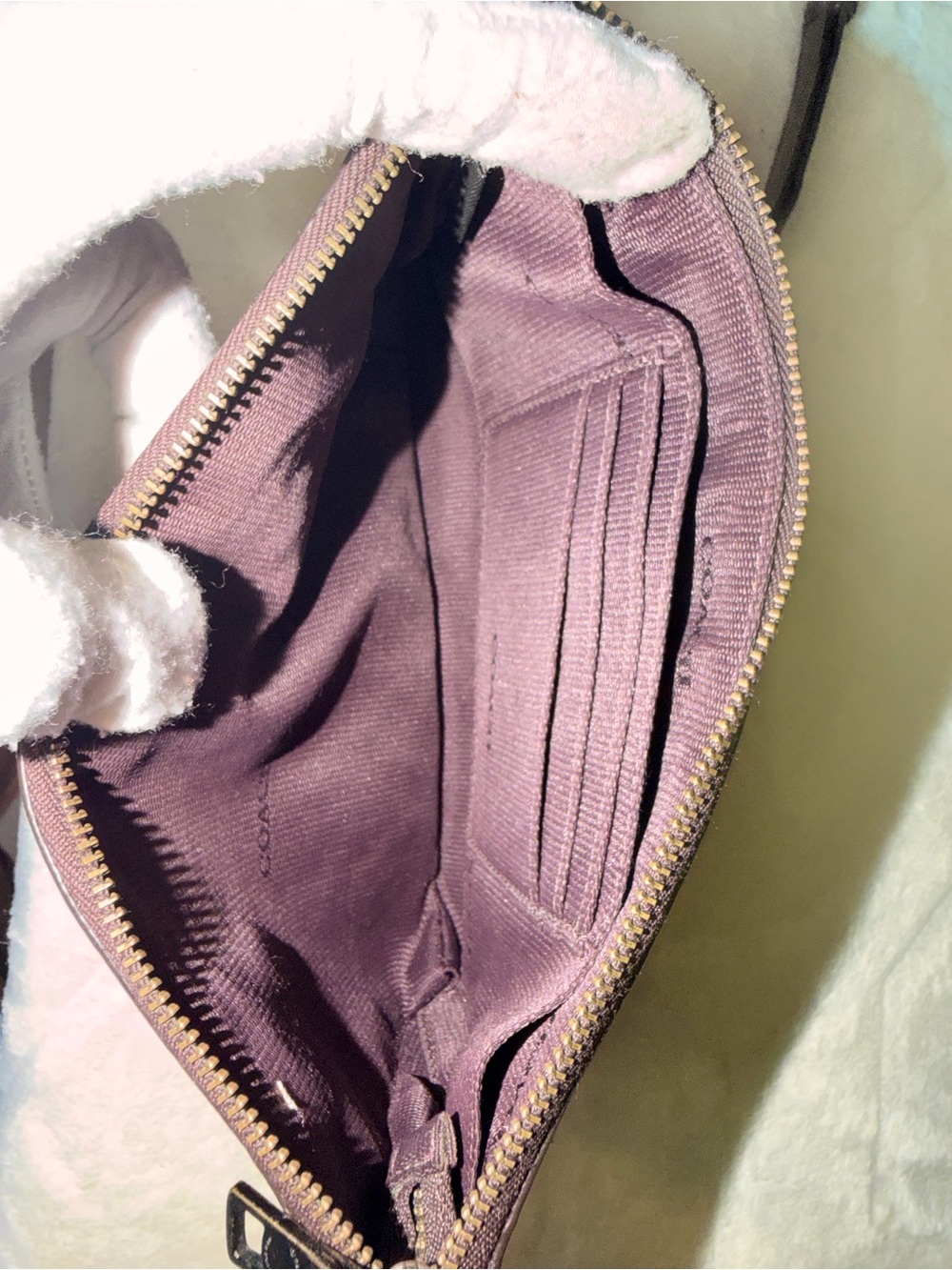 Coach Kylie Studded Crossbody Bag in Dark Purple - Picture 11 of 16